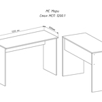 Письменный стол Мори МСП 1200.1 в Новочеркасске