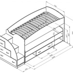 Кровать-чердак Дюймовочка 4.3 в Новочеркасске